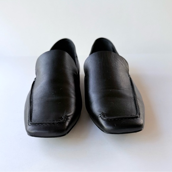 STAUD Becks Leather Loafers in Black 37.5 - Picture 5 of 16